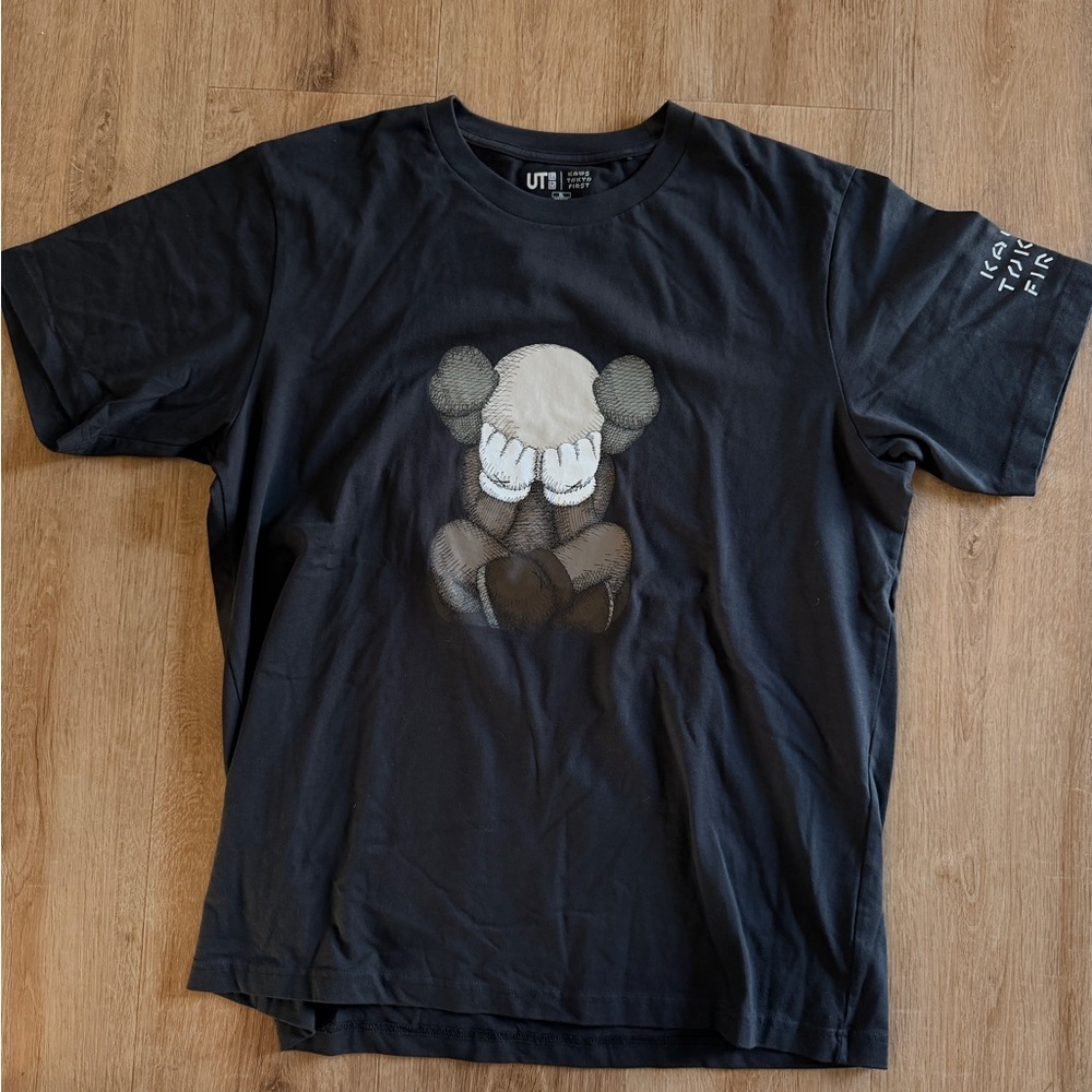 Kaws Black Graphic T-Shirt